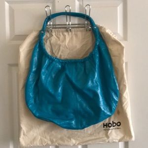 Beautiful turquoise(Hobo International)leather bag